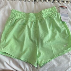 Nike Kids Dri-Fit Mint Green Shorts Size Large